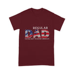 Father's Day Shirt Regular Dad Trying Not To Raise Liberals US Flag 4th 4th Of July Shirt - Scotstee Shop