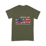 Father's Day Shirt Regular Dad Trying Not To Raise Liberals US Flag 4th 4th Of July Shirt - Scotstee Shop
