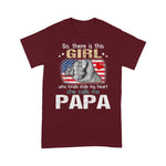 Father's Day Shirt So There Is This Girl Who Kinda Stole My Heart She Calls Me Funny Shirt - Scotstee Shop