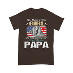 Father's Day Shirt So There Is This Girl Who Kinda Stole My Heart She Calls Me Funny Shirt - Scotstee Shop