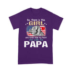 Father's Day Shirt So There Is This Girl Who Kinda Stole My Heart She Calls Me Funny Shirt - Scotstee Shop