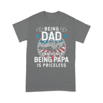 Scotstee Shop - Fathers Day Shirts Being a Dad is an Honor Being A Papa is Priceless Funny Father Day Shirts