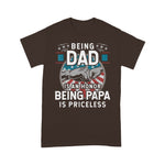Scotstee Shop - Fathers Day Shirts Being a Dad is an Honor Being A Papa is Priceless Funny Father Day Shirts