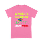 Scotstee Shop - Fathers Day Shirts World's Greatest Daddy Bear Heart Arrow Cool Autism Awareness Funny Father Day T-Shirt