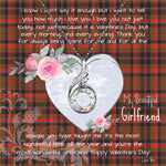 Rising Phoenix Necklace - Valentine Necklace Clan Cumming Weathered Tartan Gift for Girlfriend, Gift for My Wife Rising Phoenix Necklace