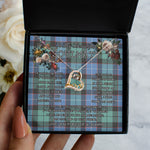 To My Beautiful Soulmate Necklace In Your Eyes I Have Found My Home Clan Mitchell Ancient Tartan Forever Love Necklace