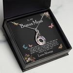 To My Bonus Mom Necklace Love Always Greatest Mother's Day Gift Necklace, Mother's Day Phoenix Rising Necklace