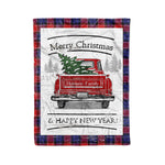Tartan Blanket Vintage Red Truck with Christmas Tree Family Scottish Clan Haldane plaid blanket, red plaid blanket, buffalo plaid blanket, green plaid blanket, plaid fleece blanket, blue plaid blanket, red tartan blanket, tartan plaid blanket, black and white plaid blanket, , christmas plaid blanket, orange plaid blanket, tartan plaid throw blanket, pink plaid blanket, brown plaid blanket, buffalo check blanket