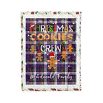 Personalized Gift Tartan Plaid Blanket Clan MacDonald Dress Modern With Christmas Cookie Baking Crew Christmas Gift Blanket, Plaid Blanket, Christmas Fleece Blanket, Christmas Blanket, Tartan Blanket, Scottish Blanket, Scotland Blanket, Family Name Blanket, Custom Blanket, Personalized Blanket
