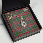 To My Beautiful Soulmate Necklace In Your Eyes I Have Found My Home Clan MacCulloch Tartan Rising Phoenix Necklace