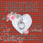 Rising Phoenix Necklace - Valentine Necklace Clan Fraser Weathered Tartan Gift for Girlfriend, Gift for My Wife Rising Phoenix Necklace