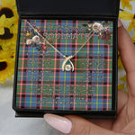 To My Beautiful Soulmate Necklace In Your Eyes I Have Found My Home Clan Stirling Tartan Wishbone Dancing Necklace