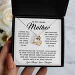 To My Loving Mother Necklace Where Are Smiles Are Many And Worries Are Few Gift For Her Forever Love Necklace