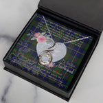 Rising Phoenix Necklace - Valentine Necklace Clan MacLeod Tartan Gift for Girlfriend, Gift for My Wife Rising Phoenix Necklace