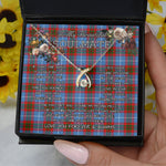 To My Beautiful Soulmate Necklace In Your Eyes I Have Found My Home Clan Edinburgh Tartan Wishbone Dancing Necklace