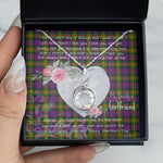 Rising Phoenix Necklace - Valentine Necklace Clan Carnegie Tartan Gift for Girlfriend, Gift for My Wife Rising Phoenix Necklace