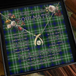 To My Beautiful Soulmate Necklace In Your Eyes I Have Found My Home Clan Spottiswood Tartan Wishbone Dancing Necklace