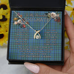 To My Beautiful Soulmate Necklace In Your Eyes I Have Found My Home Clan Matheson Hunting Ancient Tartan Wishbone Dancing Necklace