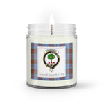 Soy Wax Candle - Buffalo Plaid Candle Clan Crest Badge Anderson Modern Tartan Plaid Soy Wax Candle, oil candle, candle handmade, wax candle, soy wax, nature wax, natural soy wax, natural soy candles, natural candle
