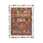 Personalized Gift Tartan Plaid Blanket Clan Robertson Ancient With Christmas Cookie Baking Crew Christmas Gift Blanket, Plaid Blanket, Christmas Fleece Blanket, Christmas Blanket, Tartan Blanket, Scottish Blanket, Scotland Blanket, Family Name Blanket, Custom Blanket, Personalized Blanket