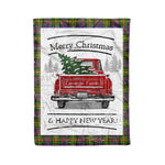 Tartan Blanket Vintage Red Truck with Christmas Tree Family Scottish Clan Carnegie plaid blanket, red plaid blanket, buffalo plaid blanket, green plaid blanket, plaid fleece blanket, blue plaid blanket, red tartan blanket, tartan plaid blanket, black and white plaid blanket, , christmas plaid blanket, orange plaid blanket, tartan plaid throw blanket, pink plaid blanket, brown plaid blanket, buffalo check blanket