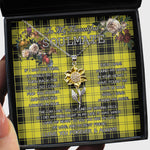 To My Beautiful Soulmate Sunflower Necklace In Your Eyes I Have Found My Home Clan MacLachlan Dress Tartan Jewelry For Girlfriend