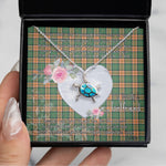 Sea Turtle Necklace Gift for My Beautiful Girlfriend Valentines Necklace Clan Pollock Hunting Tartan Blue Turtle Necklace, Valentine Necklace Gift for Girlfriend Clan Mitchell Ancient Tartan Sunflower Pendant Necklace, Scottish Tartan Jewelry, valentine necklace, necklace girlfriend, necklace for wife, cute necklaces for girlfriend, jewelry for girlfriend, to my soulmate necklace, to my future wife necklace