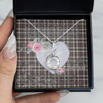 Rising Phoenix Necklace - Valentine Necklace Clan Little Arisaid Tartan Gift for Girlfriend, Gift for My Wife Rising Phoenix Necklace