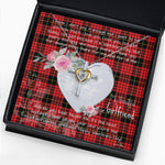 Gift For My Beautiful Girlfriend Necklace Valentine Necklace Clan Aikenhead Tartan Cross Dancing Necklace Scottish Tartan Jewelry