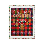 Personalized Gift Tartan Plaid Blanket Clan MacNaughton With Christmas Cookie Baking Crew Christmas Gift Blanket, Plaid Blanket, Christmas Fleece Blanket, Christmas Blanket, Tartan Blanket, Scottish Blanket, Scotland Blanket, Family Name Blanket, Custom Blanket, Personalized Blanket