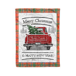 Tartan Blanket Vintage Red Truck with Christmas Tree Family Scottish Clan Munro Ancient plaid blanket, red plaid blanket, buffalo plaid blanket, green plaid blanket, plaid fleece blanket, blue plaid blanket, red tartan blanket, tartan plaid blanket, black and white plaid blanket, , christmas plaid blanket, orange plaid blanket, tartan plaid throw blanket, pink plaid blanket, brown plaid blanket, buffalo check blanket