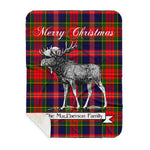 Scotstee Shop Plaid Tartan Blanket With Moose Clan MacPherson Plaid Blanket, plaid blanket australia,plaid blanket canada,plaid christmas blanket,plaid fleece sherpa blanket,plaid sherpa blanket canada,plaid sherpa blanket lipstick,plaid sherpa blanket pink,plaid sherpa blanket queen