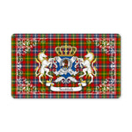 Doormat - Welcome Mat Scottish Forrester Clan Badge Tartan Door Mat, Plaid Doormat