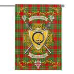 House Flag - Callander Irish Shield Celtic Cross Tartan Garden Flag St Patrick's Day Garden Flag