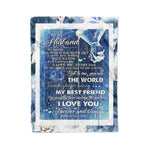 Scotstee Shop - Personalized Gift To My Husband Forever and Always Love You Gift Fleece Blanket