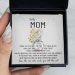 Rising Phoenix Necklace - Mom Necklace Gift - To My Mom Necklace - Thank You For Giving Me The Best Things In Life