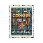 Personalized Gift Tartan Plaid Blanket Clan MacDonell Of Glengarry Ancient With Christmas Cookie Baking Crew Christmas Gift Blanket, Plaid Blanket, Christmas Fleece Blanket, Christmas Blanket, Tartan Blanket, Scottish Blanket, Scotland Blanket, Family Name Blanket, Custom Blanket, Personalized Blanket