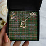 To My Beautiful Soulmate Necklace In Your Eyes I Have Found My Home Clan Copeland Tartan Forever Love Necklace