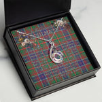 To My Beautiful Soulmate Necklace In Your Eyes I Have Found My Home Clan Adam Ancient Tartan Rising Phoenix Necklace