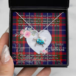 Sea Turtle Necklace Gift for My Beautiful Girlfriend Valentines Necklace Clan Pennycook Tartan Blue Turtle Necklace, Valentine Necklace Gift for Girlfriend Clan Mitchell Ancient Tartan Sunflower Pendant Necklace, Scottish Tartan Jewelry, valentine necklace, necklace girlfriend, necklace for wife, cute necklaces for girlfriend, jewelry for girlfriend, to my soulmate necklace, to my future wife necklace