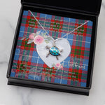 Sea Turtle Necklace Gift for My Beautiful Girlfriend Valentines Necklace Clan Newton Tartan Blue Turtle Necklace