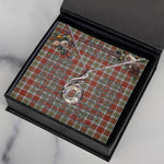 To My Beautiful Soulmate Necklace In Your Eyes I Have Found My Home Clan MacAlister Dress Tartan Rising Phoenix Necklace