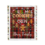 Products Personalized Gift Tartan Plaid Blanket Clan Davis With Christmas Cookie Baking Crew Christmas Gift Blanket, Plaid Blanket, Christmas Fleece Blanket, Christmas Blanket, Tartan Blanket, Scottish Blanket, Scotland Blanket, Family Name Blanket, Custom Blanket, Personalized Blanket