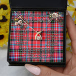 To My Beautiful Soulmate Necklace In Your Eyes I Have Found My Home Clan Pitblado Tartan Wishbone Dancing Necklace