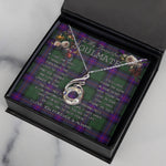 To My Beautiful Soulmate Necklace In Your Eyes I Have Found My Home Clan Armstrong Modern Tartan Rising Phoenix Necklace