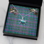 Sea Turtle Necklace To My Beautiful Soulmate Necklace In Your Eyes I Have Found My Home Clan Ralston Tartan Blue Turtle Necklace