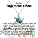 Opal Turtle Necklace - Mother-In-Law Necklace, Gift To My Boyfriend's Mom Necklace, Gift For Future Mother-In-Law