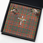 To My Beautiful Soulmate Necklace In Your Eyes I Have Found My Home Clan MacKinnon Ancient Tartan Cross Dancing Necklace