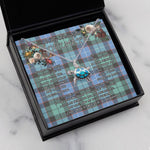 Sea Turtle Necklace To My Beautiful Soulmate Necklace In Your Eyes I Have Found My Home Clan Mitchell Ancient Tartan Blue Turtle Necklace