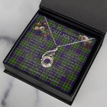 To My Beautiful Soulmate Necklace In Your Eyes I Have Found My Home Clan Whitefoord Tartan Rising Phoenix Necklace